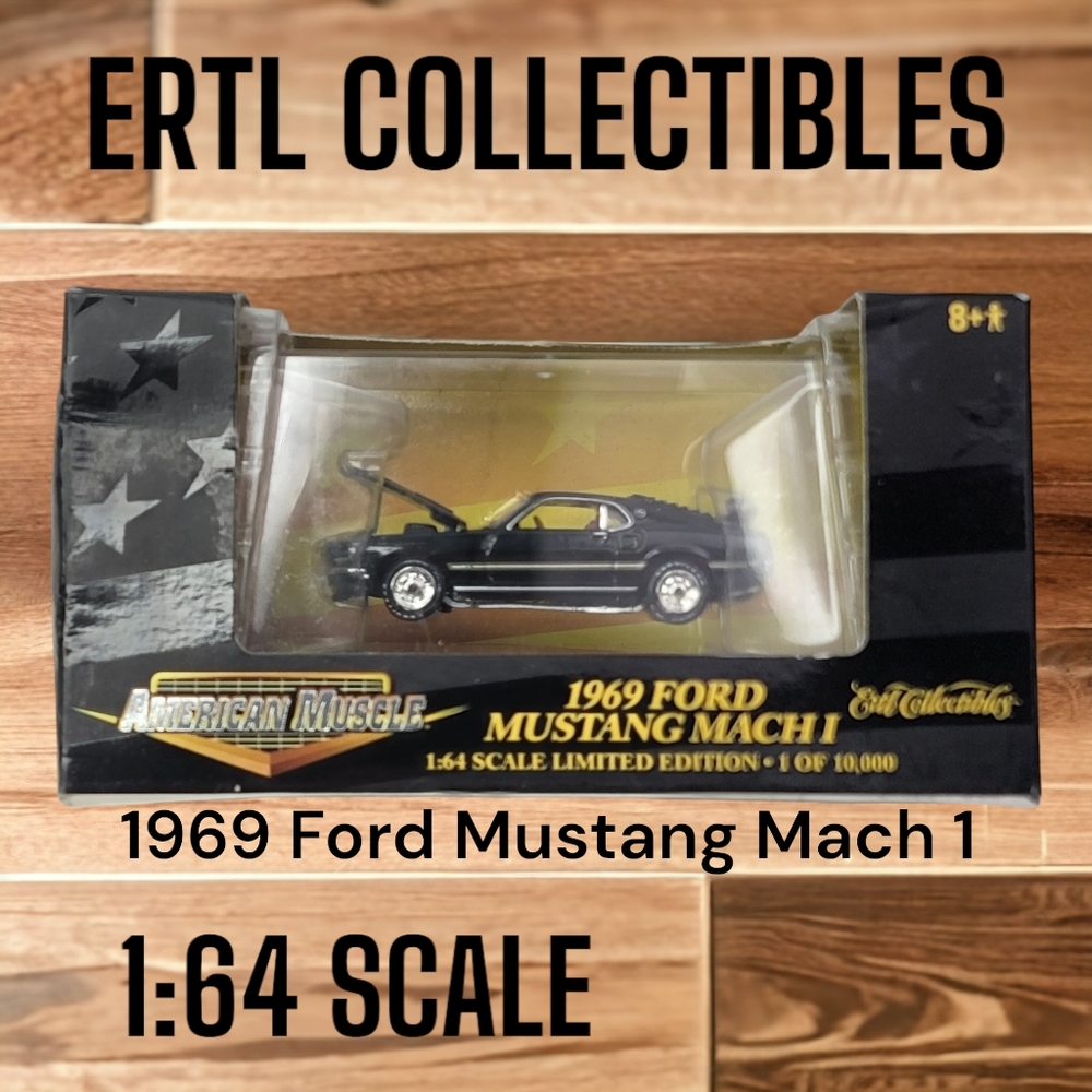 Ertl Collectibles 1:64 scale American Muscle 1969 Mustang Mach 1, LE